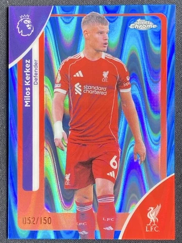 Milos Kerkez 2025 Topps Chrome Blue RayWave /150