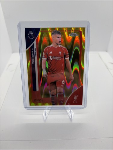 Milos Kerkez 2025 Topps Chrome Giallo RayWave Refractor /275