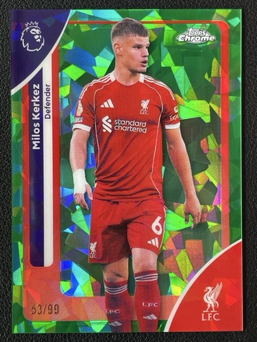 Milos Kerkez 2025 Topps Chrome Green Sapphire /99
