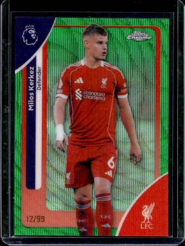 Milos Kerkez 2026 Topps Chrome Green Wave Refractor /99