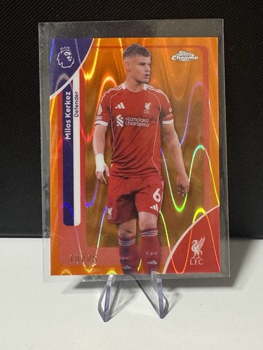 Milos Kerkez 2026 Topps Chrome Orange Wave /25