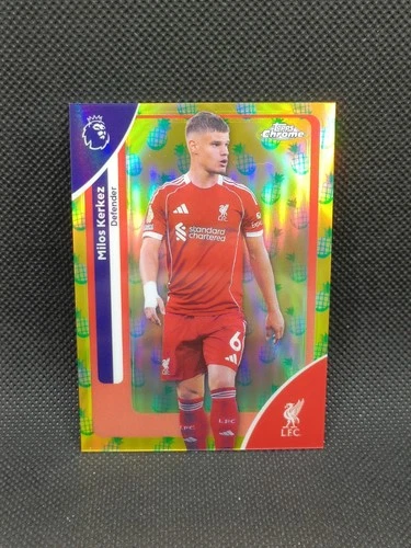 Milos Kerkez 2025 Topps Chrome Pineapple Blast Refractor