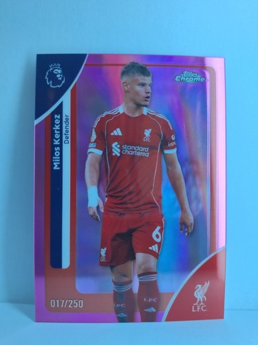 Milos Kerkez 2023 Topps Chrome Premier League /250