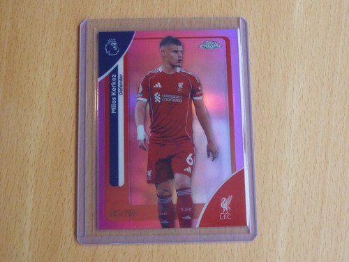 Milos Kerkez 2025 Topps Chrome Premier League /250
