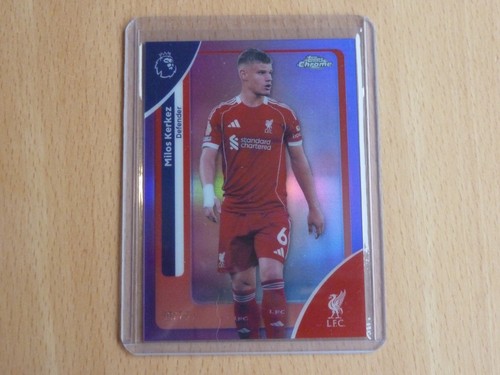 Milos Kerkez 2025 Topps Chrome Premier League /75