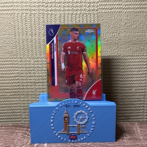 Milos Kerkez 2025 Topps Chrome Premier League Pineapple