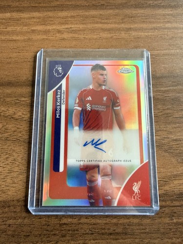 Milos Kerkez 2026 Topps Chrome Premier League Refractor