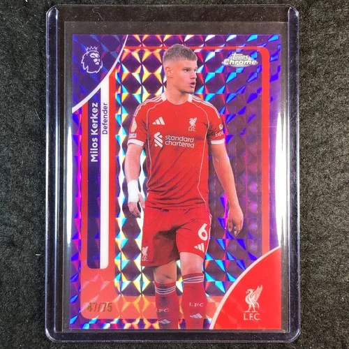 Milos Kerkez 2026 Topps Chrome Purple Geometric /75