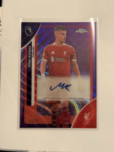 Milos Kerkez 2026 Topps Chrome Purple Refractor /75