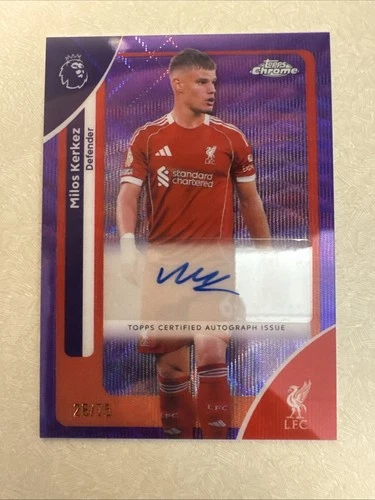 Milos Kerkez 2025 Topps Chrome Purple Wave /75