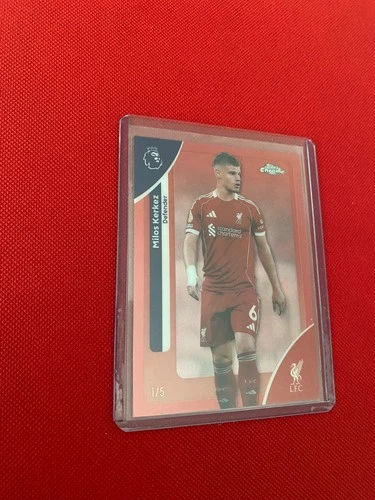 Milos Kerkez 2025 Topps Chrome Red /5