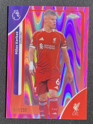 Milos Kerkez 2026 Topps Chrome Rosa RayWave /250