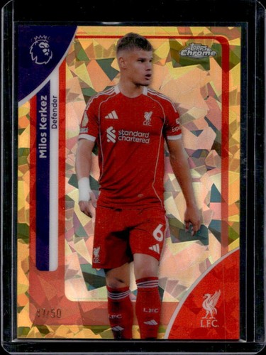 Milos Kerkez 2026 Topps Chrome Sapphire Gold Refractor /50