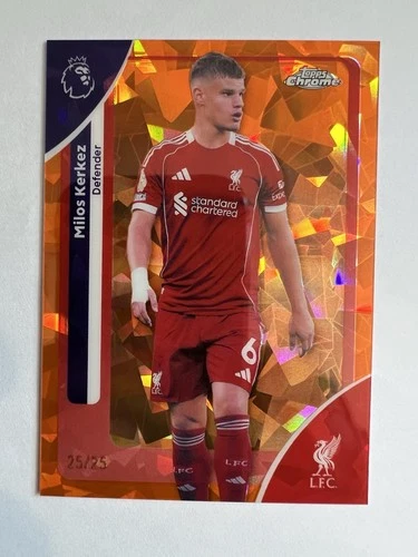 Milos Kerkez 2025 Topps Chrome Sapphire Orange /25