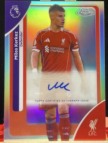 Milos Kerkez 2025 Topps Chrome Silver