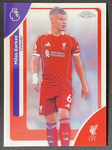 Milos Kerkez 2025 Topps Chrome White Refractor /30