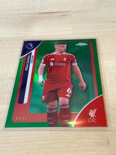 Milos Kerkez 2025 Topps Cromo PL Green Refractor /99