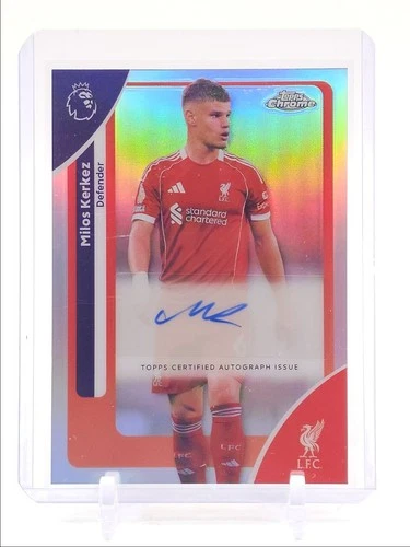 Milos Kerkez 2026 Topps Cromo Premier League