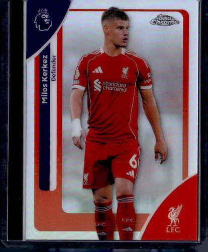 Milos Kerkez 2026 Topps Cromo Premier League Refractor
