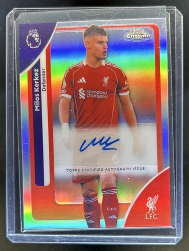 Milos Kerkez 2026 Topps Cromo Premier League Refractor #CA-KZ