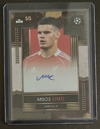 Milos Kerkez 2026 Topps Deco /5