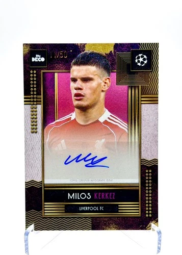 Milos Kerkez 2025 Topps Deco /50