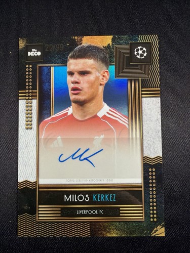 Milos Kerkez 2025 Topps Deco /99