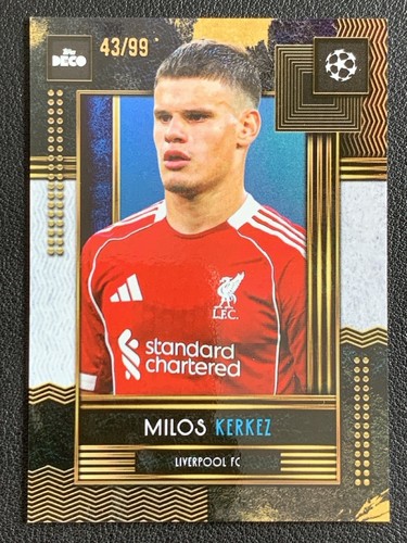 Milos Kerkez 2025 Topps Deco Blue /99