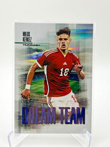 Milos Kerkez 2025 Futera Fan Selection Soccer Blue /8