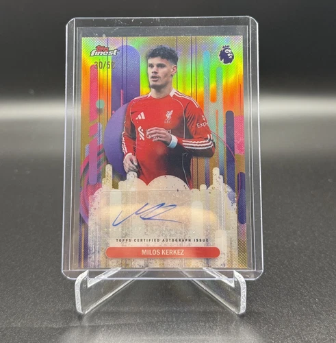 Milos Kerkez 2026 Topps Finest Gold /50
