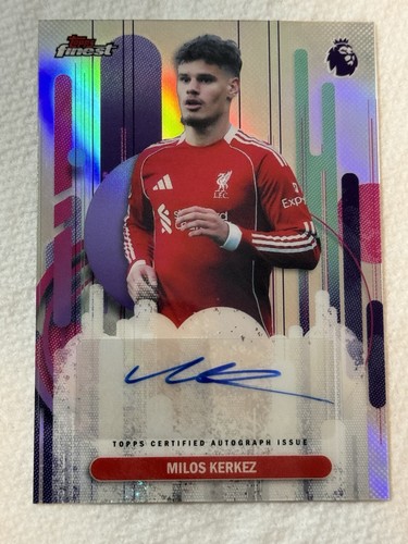 Milos Kerkez 2025 Topps Finest Refractor