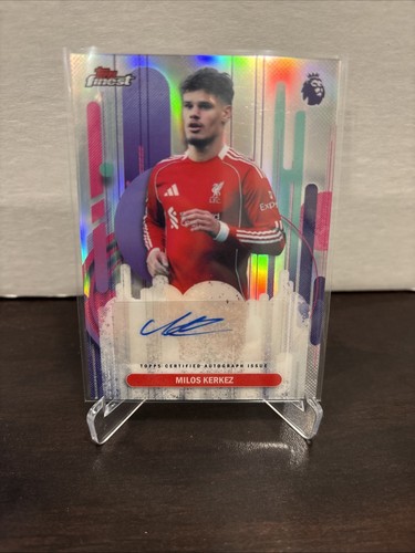 Milos Kerkez 2025 Topps Finest Silver Refractor