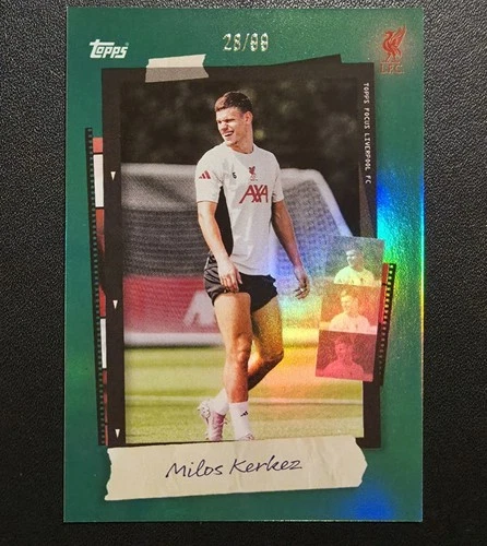 Milos Kerkez 2025 Topps Focus Green /99