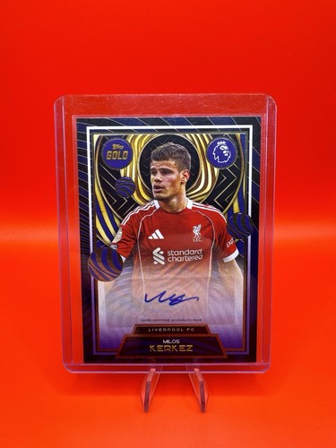 Milos Kerkez 2026 Topps Gold Premier League Gold