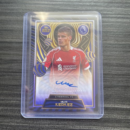 Milos Kerkez 2025 Topps Gold Premier League Gold