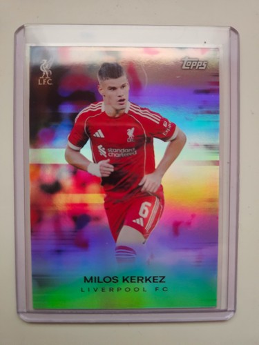 Milos Kerkez 2025 Topps Liverpool Focus