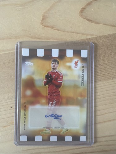 Milos Kerkez 2025 Topps Liverpool Focus