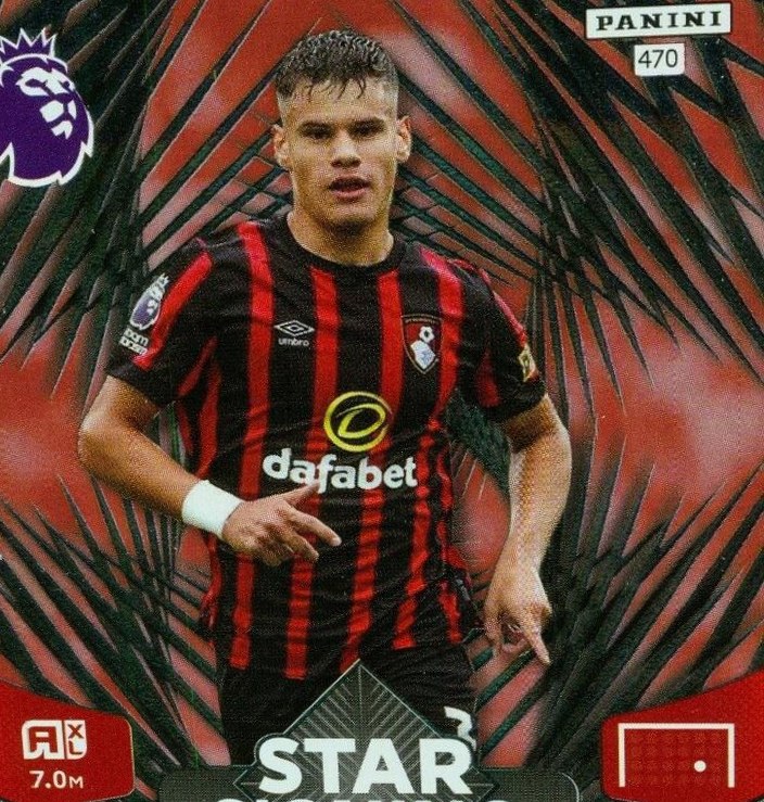 Milos Kerkez 2024 Panini Adrenalyn XL Premier League