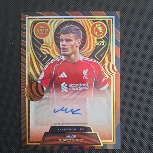 Milos Kerkez 2025 Topps Premier League 25/25