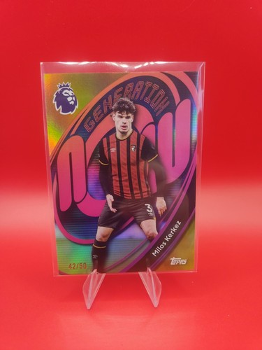 Milos Kerkez 2025 Topps Premier League /50