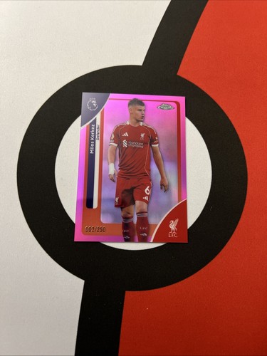 Milos Kerkez 2025 Topps Premier League Chrome /250