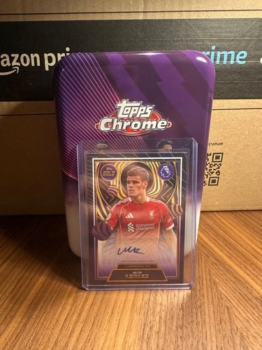 Milos Kerkez 2025 Topps Premier League Gold