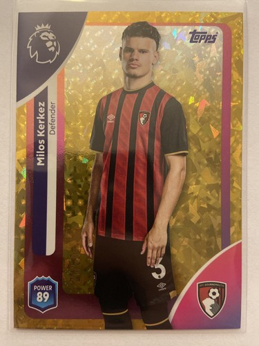Milos Kerkez 2026 Topps Premier League Gold Diamond /50