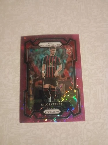 Milos Kerkez 2023 Panini Prizm Premier League Pink /149