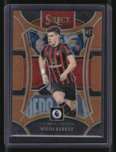 Milos Kerkez 2023 Panini Select Premier League Orange /75