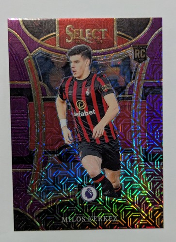 Milos Kerkez 2022 Panini Select Purple Mojo Refractor