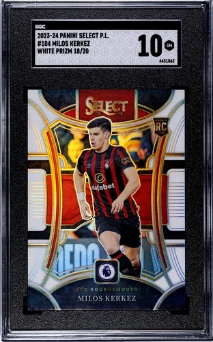 Milos Kerkez 2023 Panini Select White Prizm /20