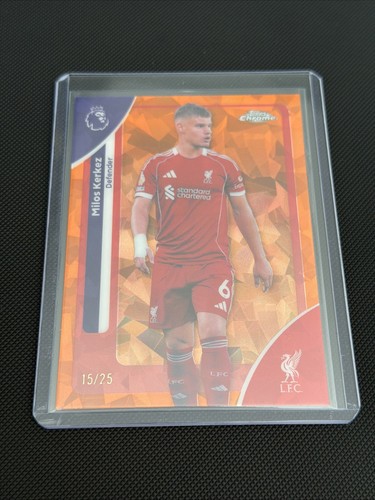Milos Kerkez 2025 Topps Zafiro Orange Refractor /25