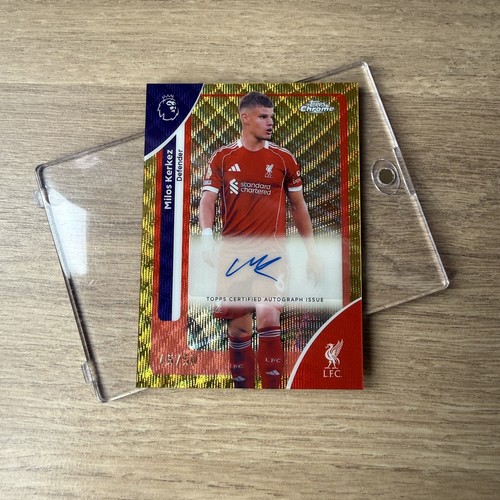 Milosz Kerkez 2025 Topps Chrome Gold /50