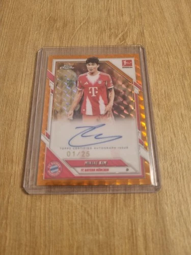 Min-jae Kim 2025 Topps Chrome Orange /25